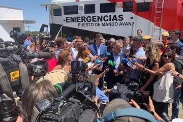 El incendio de la cumbre de Gran Canaria en su sexta jornada (Foto TA, EFE, Acfi Press y otros)