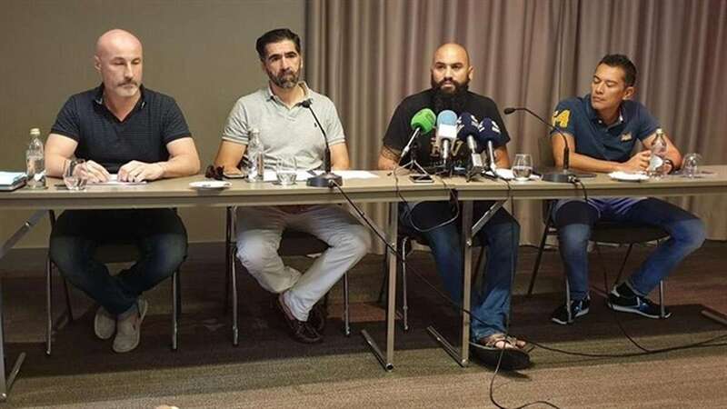 Rueda de prensa de la junta de personal del Consorcio de Bomberos de Gran Canaria (Foto TA)
