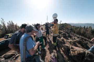 El jefe de Emergencias del Cabildo de Gran Canaria, Federico Trillo, explicó este jueves el desarrollo del último fuego que afectó a la Isla (Foto TA)