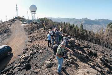 El jefe de Emergencias del Cabildo de Gran Canaria, Federico Trillo, explicó este jueves el desarrollo del último fuego que afectó a la Isla (Foto TA)