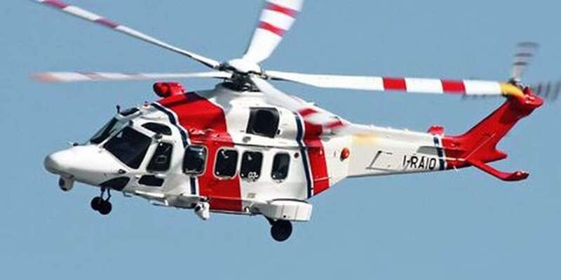 Helicóptero de Salvamento Marítimo (Foto TA)