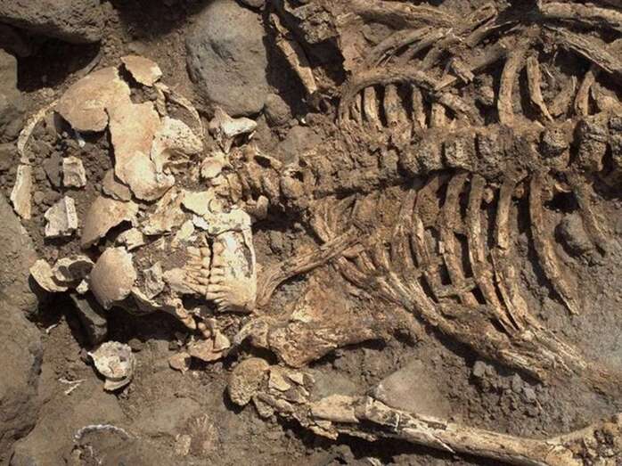 Imagen de archivo de un enterramiento aborigen (Foto TA)