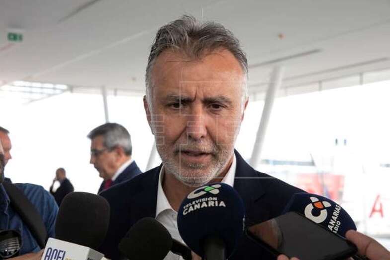 El presidente del Gobierno de Canarias, Ángel Víctor Torres (Foto Efe / Quique Curbelo)