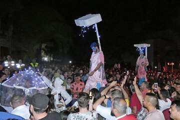 Espectáculo del Perro Maldito en Valsequillo (Foto TA y Acfi Press)