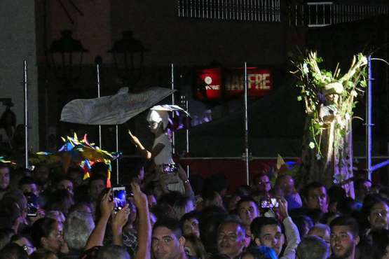 Espectáculo del Perro Maldito en Valsequillo (Foto TA y Acfi Press)