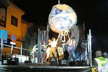 Espectáculo del Perro Maldito en Valsequillo (Foto TA y Acfi Press)