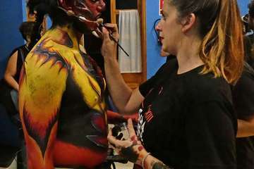 Espectáculo del Perro Maldito en Valsequillo (Foto TA y Acfi Press)