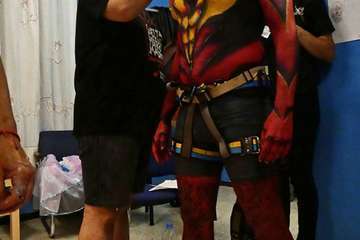 Espectáculo del Perro Maldito en Valsequillo (Foto TA y Acfi Press)