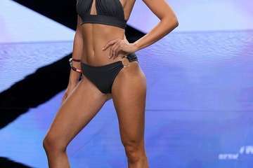 La colección de la teldense Elena Morales, Premio Heineken Nuevo Talento de Moda Baño Gran Canaria (Foto TA)