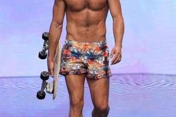 La colección de la teldense Elena Morales, Premio Heineken Nuevo Talento de Moda Baño Gran Canaria (Foto TA)