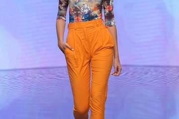 La colección de la teldense Elena Morales, Premio Heineken Nuevo Talento de Moda Baño Gran Canaria (Foto TA)