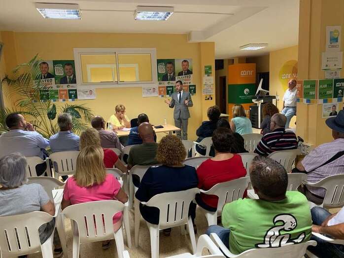 Teodoro Sosa durante la celebración de la asamblea del BNR (Foto TA)