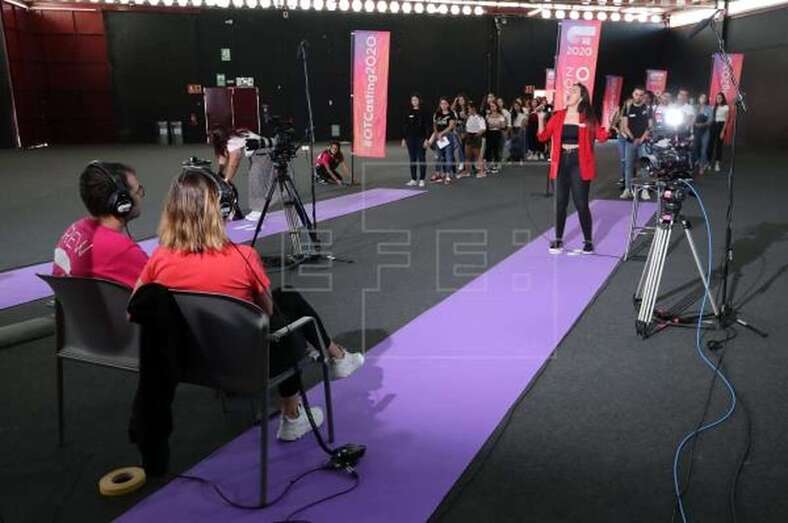 El equipo de Operación Triunfo realizó este viernes en Las Palmas de Gran Canaria una audición para seleccionar candidatos para la nueva edición del programa (Foto Efe / Elvira Urquijo A.)