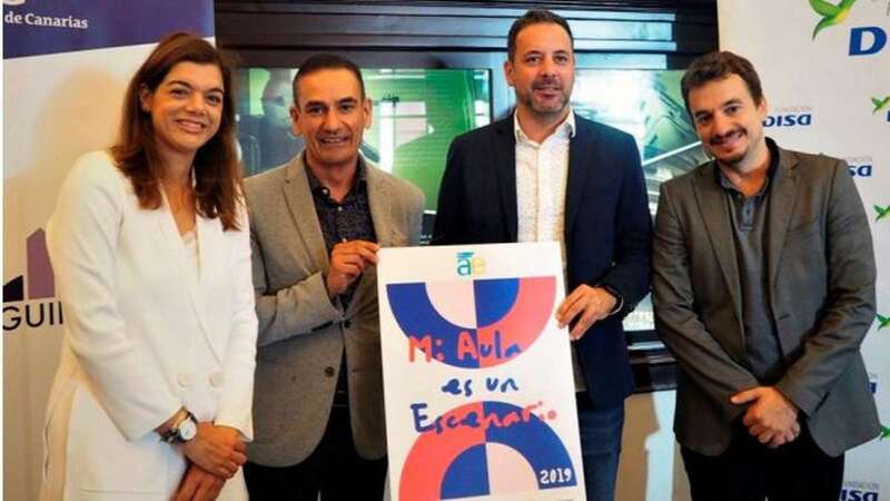 'Mi aula es un escenarioâ€™ convierte a artistas en 'profes' de varios centros educativos de Gran Canaria (Foto TA)