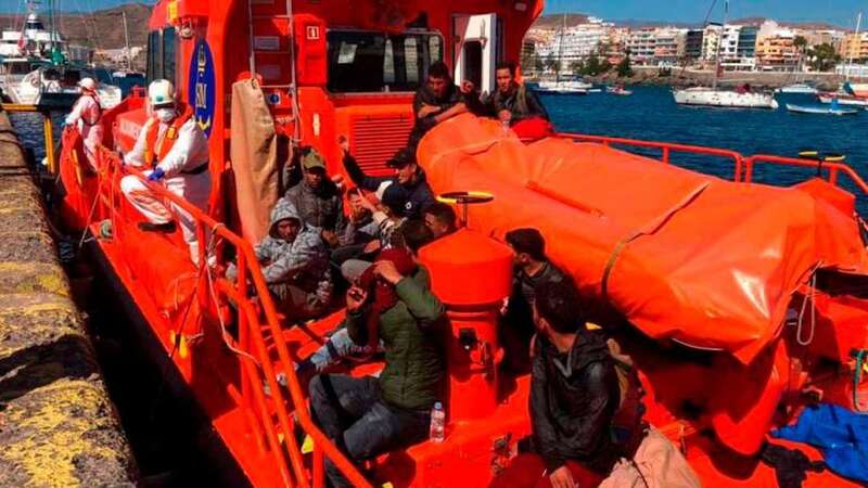 Imagen de archivo de otra patera en el sur de la isla (Foto C7)