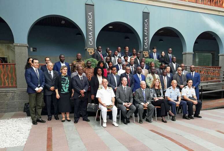 Asistentes a la segunda reunión plenaria de la Comunidad de Inteligencia África-Frontex (Foto TA)
