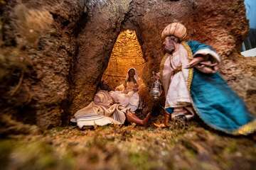  El Belén del Cabildo rinde homenaje a Risco Caído (Foto TA)