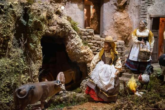  El Belén del Cabildo rinde homenaje a Risco Caído (Foto TA)