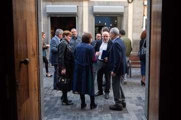 Brindis navideño del Cabildo con los medios de comunicación (Foto TA)