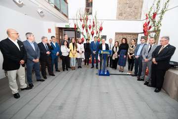 Brindis navideño del Cabildo con los medios de comunicación (Foto TA)