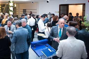 Brindis navideño del Cabildo con los medios de comunicación (Foto TA)