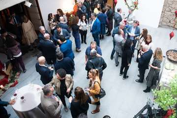 Brindis navideño del Cabildo con los medios de comunicación (Foto TA)
