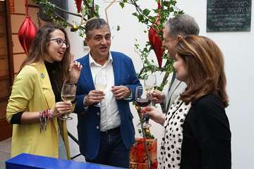 Brindis navideño del Cabildo con los medios de comunicación (Foto TA)