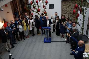 Brindis navideño del Cabildo con los medios de comunicación (Foto TA)