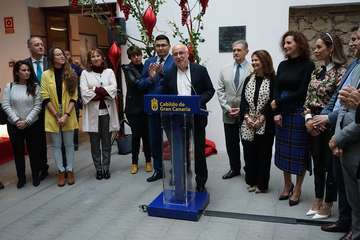 Brindis navideño del Cabildo con los medios de comunicación (Foto TA)