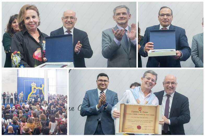 Teldenses homenajeados este viernes por el Cabildo (Foto TA)