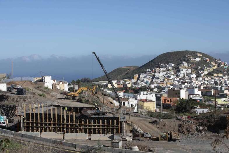 Imagen de las obras de la cuarta fase de la Circunvalación (Foto TA)