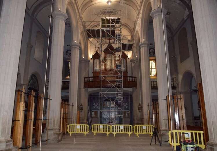 La construcción de la iglesia de Santiago se inició en 1778 y culminó en torno a 1826  (Foto TA)