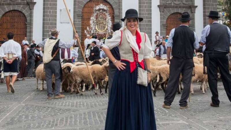 Imagen de archivo de Carolinas Darias en la romería del Pino (Foto C7)
