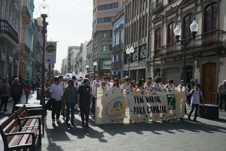Momento de la marcha (Foto TA)