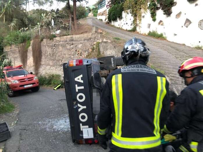 Imagen del accidente (Foto TA)