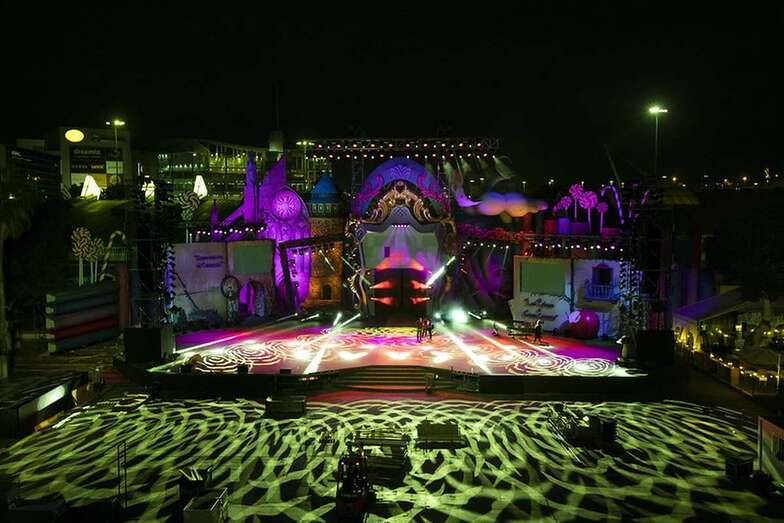 Escenario del Carnaval capitalino (Foto TA)