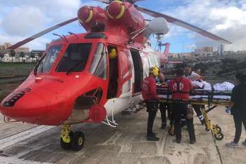 Una senderista resulta herida grave al caer desde varios metros de altura en un barranco de la Isla (Foto 112)