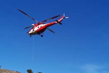 Una senderista resulta herida grave al caer desde varios metros de altura en un barranco de la Isla (Foto 112)