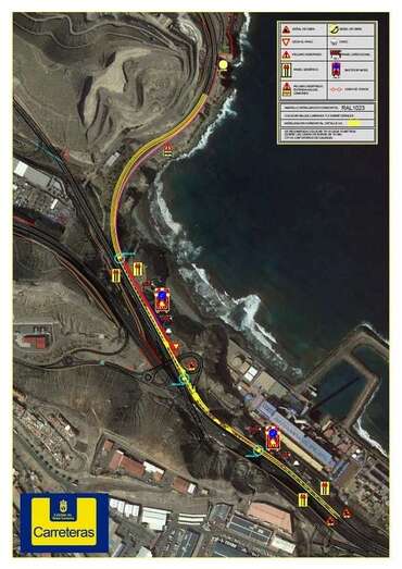 El Cabildo ha anunciado los cierres en la GC-1 y GC-3 para esta noche (Foto TA)