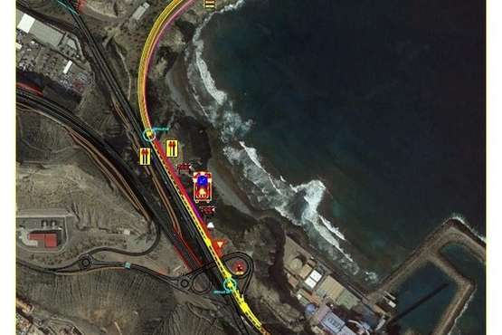 Cierre esta noche de dos carriles de la GC-1 y de la GC-3 en sentido norte (Foto TA)