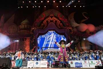 La murga teldense Los Nietos de SaryMánchez vuelve a triunfar en el Carnaval capitalino (Foto TA y Lpcarnaval)