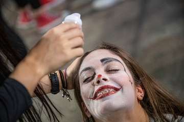 La murga teldense Los Nietos de SaryMánchez vuelve a triunfar en el Carnaval capitalino (Foto TA y Lpcarnaval)