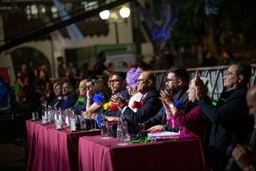 La murga teldense Los Nietos de SaryMánchez vuelve a triunfar en el Carnaval capitalino (Foto TA y Lpcarnaval)
