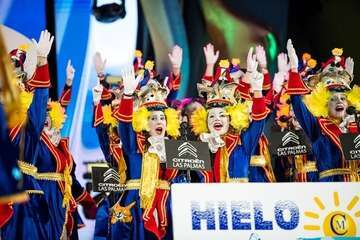 La murga teldense Los Nietos de SaryMánchez vuelve a triunfar en el Carnaval capitalino (Foto TA y Lpcarnaval)
