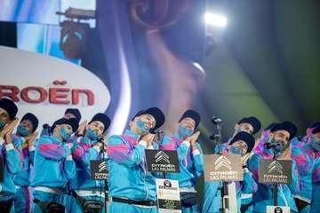 La murga teldense Los Nietos de SaryMánchez vuelve a triunfar en el Carnaval capitalino (Foto TA y Lpcarnaval)