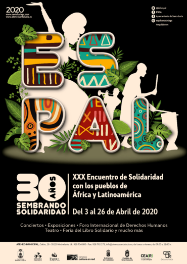 Cartel del encuentro solidario ESPAL (Foto TA)