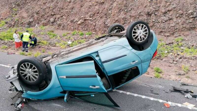 Vuelco del vehículo (Foto C7)