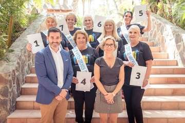 Presentación de las candidatas al reinado de Los Musicales en el Carnaval del sur grancanario (Foto TA)