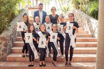 Presentación de las candidatas al reinado de Los Musicales en el Carnaval del sur grancanario (Foto TA)