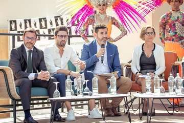 Presentación de las candidatas al reinado de Los Musicales en el Carnaval del sur grancanario (Foto TA)